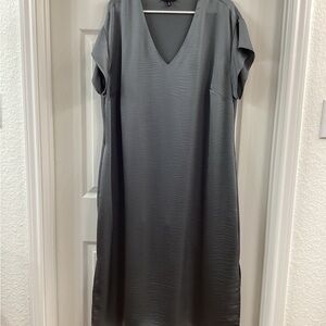 Universal Standard Charcoal Maxi Dress